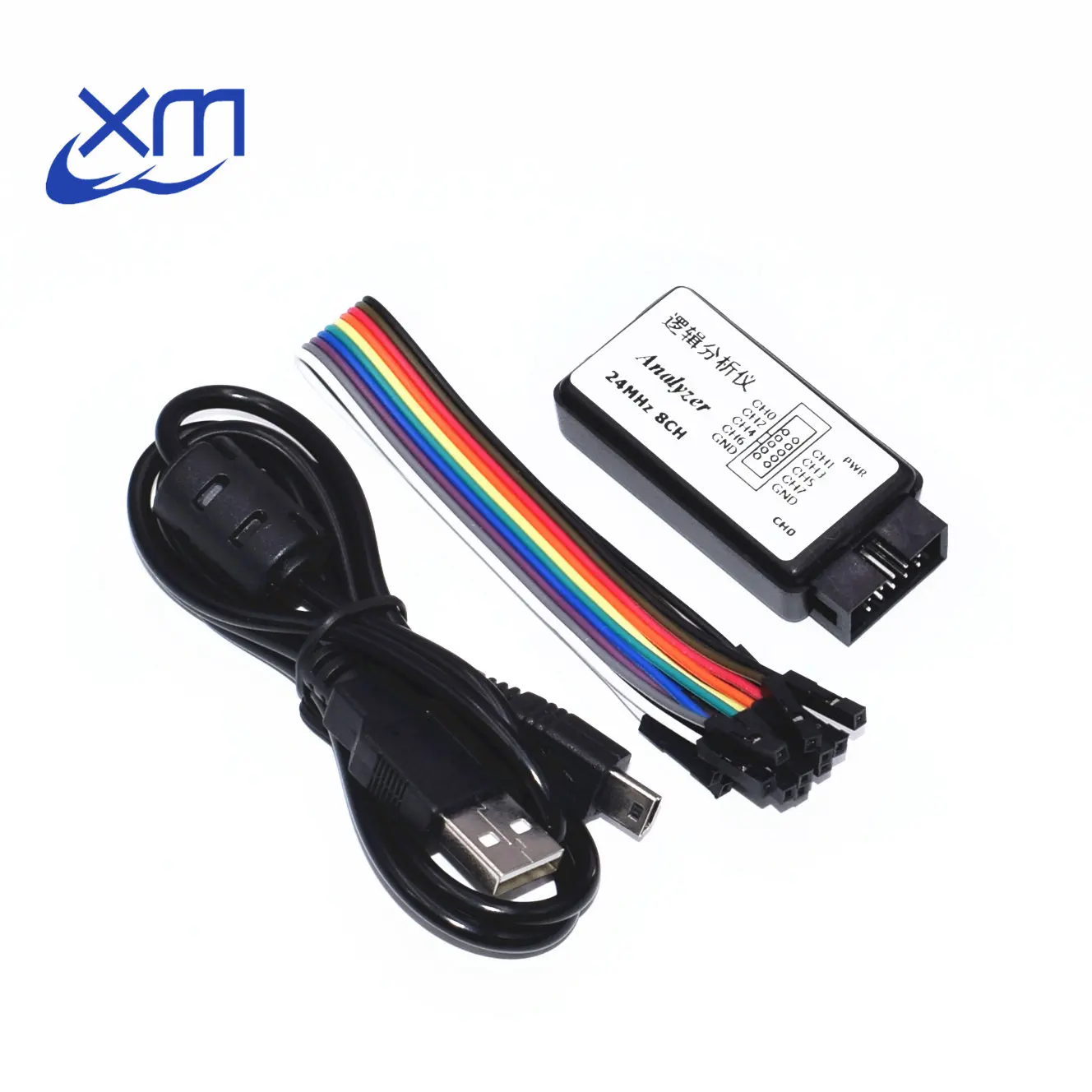 

1pcs USB Logic Analyzer 24M 8CH, MCU ARM FPGA DSP debug tool