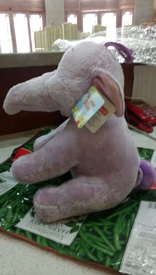 Фиолетовый слоненок Disney плюшевый подарок 33 см|new plush|gift giftsgift elephant |