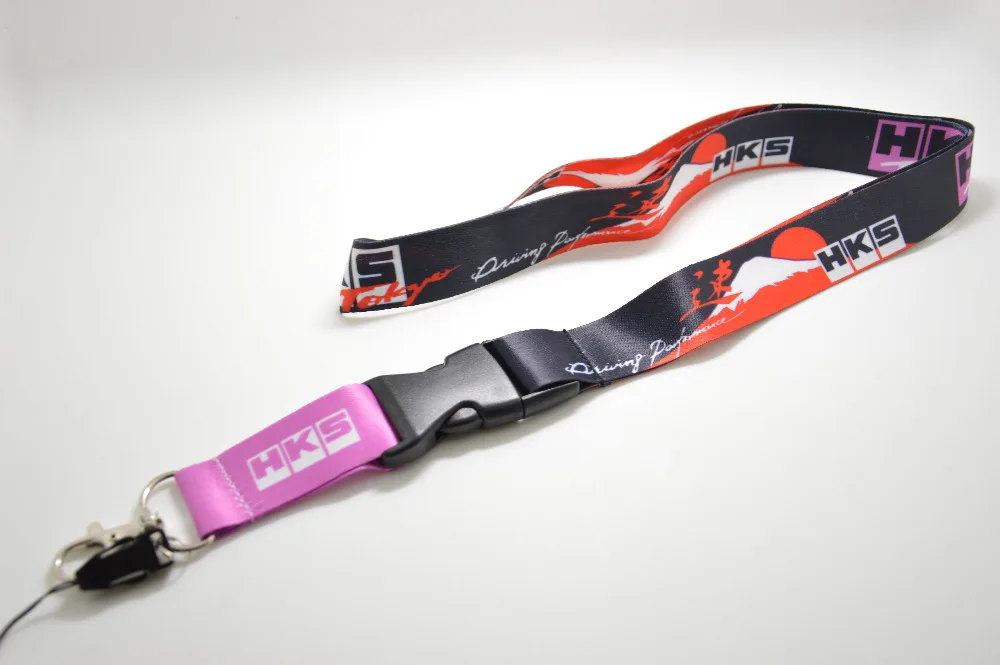 HKS JDM Lanyard For Key/Phone w/ iLL Fresh As Fck Domo Shocker, etc Nos Turbo keychain key ring