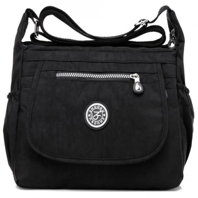 

Nylon Women's Bag Messenger Bags Nylon Women Shoulder Bag Waterproof Ladies Crossbody Bags Fashion Handbags Zipper Closure