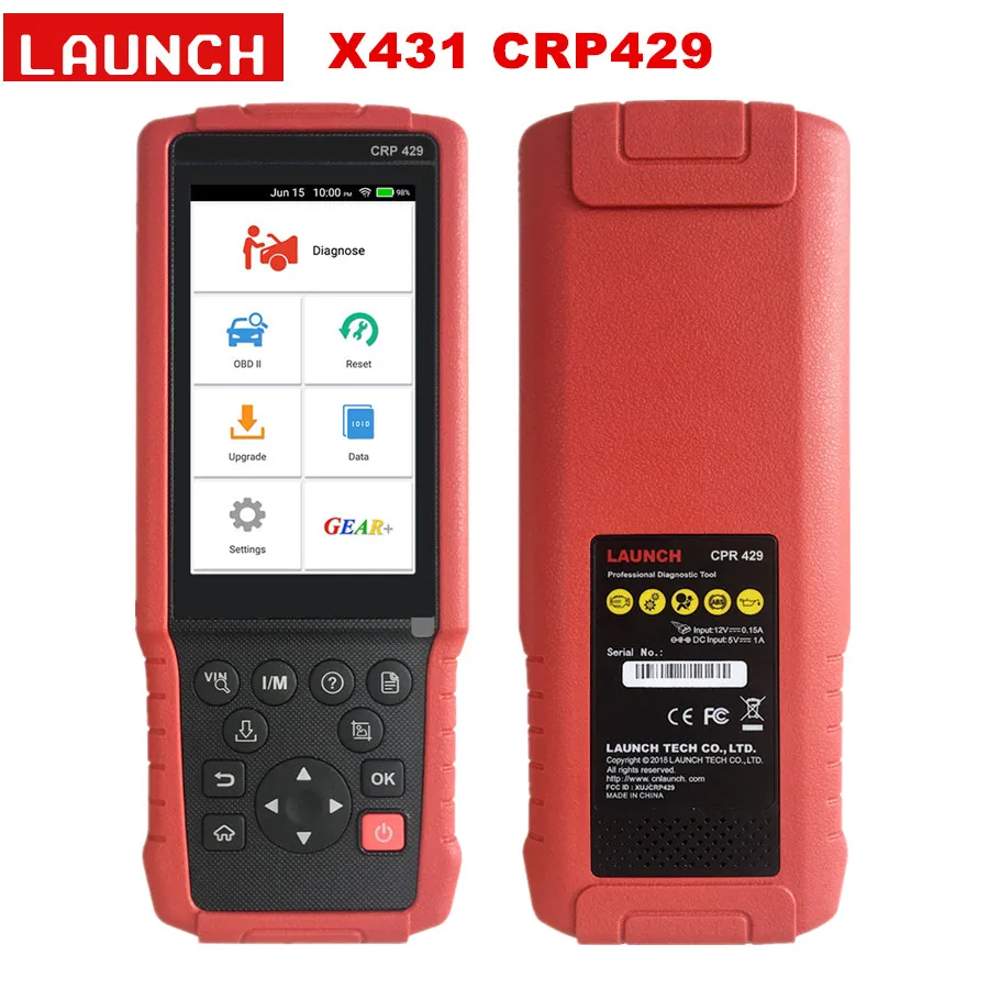 

Launch X431 CRP429 Full-System Auto Diagnostic Tool Launch CRP429 Scanner