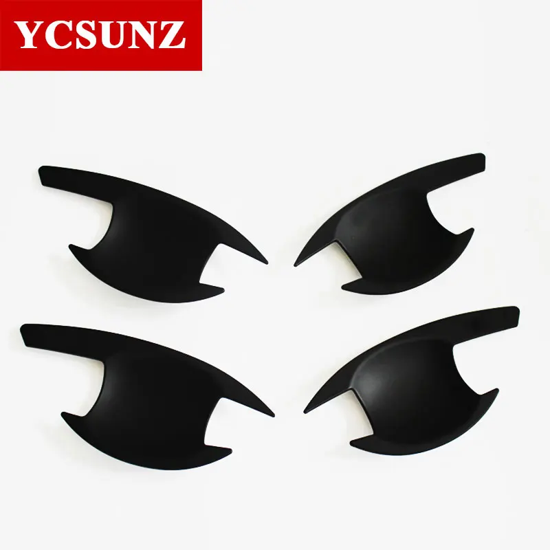 

2019 For Mitsubishi L200 Black Door Handles Inserts Trim For Mitsubishi L200 Triton 2015 -2019 Pickup L200 Handle Bowls Ycsunz