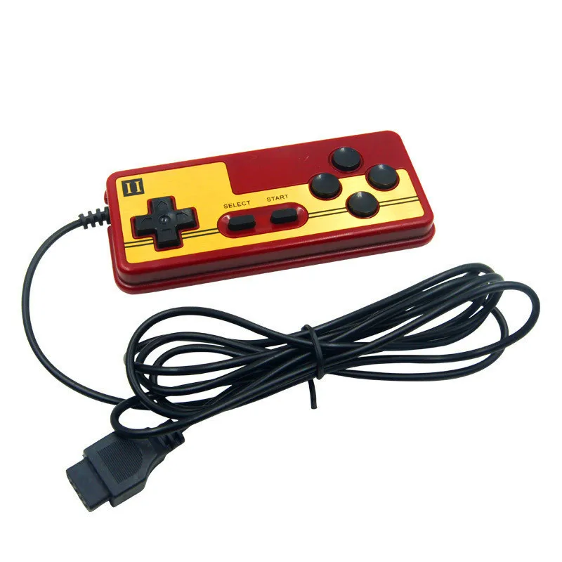 

9 Pin Backup Game Controller for Console Games 8bit TV GAME PLAYER FC red and white machine handle special game handle