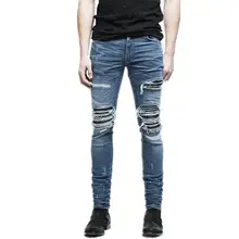 New Fashion Mens Denim Pants Clothing Zipper Skinny Biker Jeans Men Slim Fit Jean Vintage Ripped Blue Men's Denim Jeans New Fashion Mens Denim Pants Clothing Zipper Skinny Biker Jeans Men Slim Fit Jean Vintage Ripped Blue Men's Denim Jeans