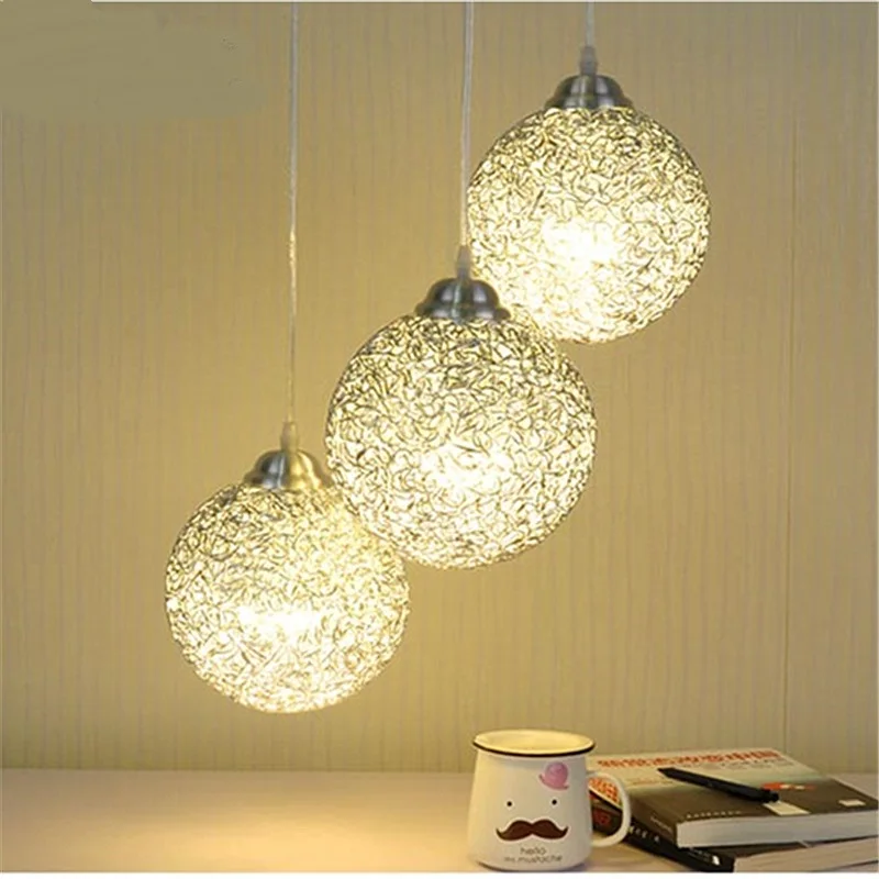 

1/3 heads lamps office of the Internet cafe bar Pendant study creative personality restaurant aluminum pendant lamps FG908