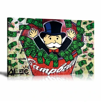 

Alec Monopolys Code HD Wall Art Canvas Poster Print Canvas Painting Decorative Picture for Office Living Room Home Decor