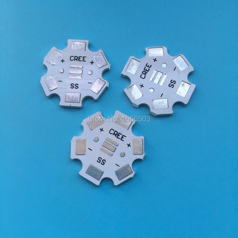 20 шт. CREE XPE 3535 светодиодсветодиодный алюминиевая печатная плата 1 Вт 3 светодиод cree