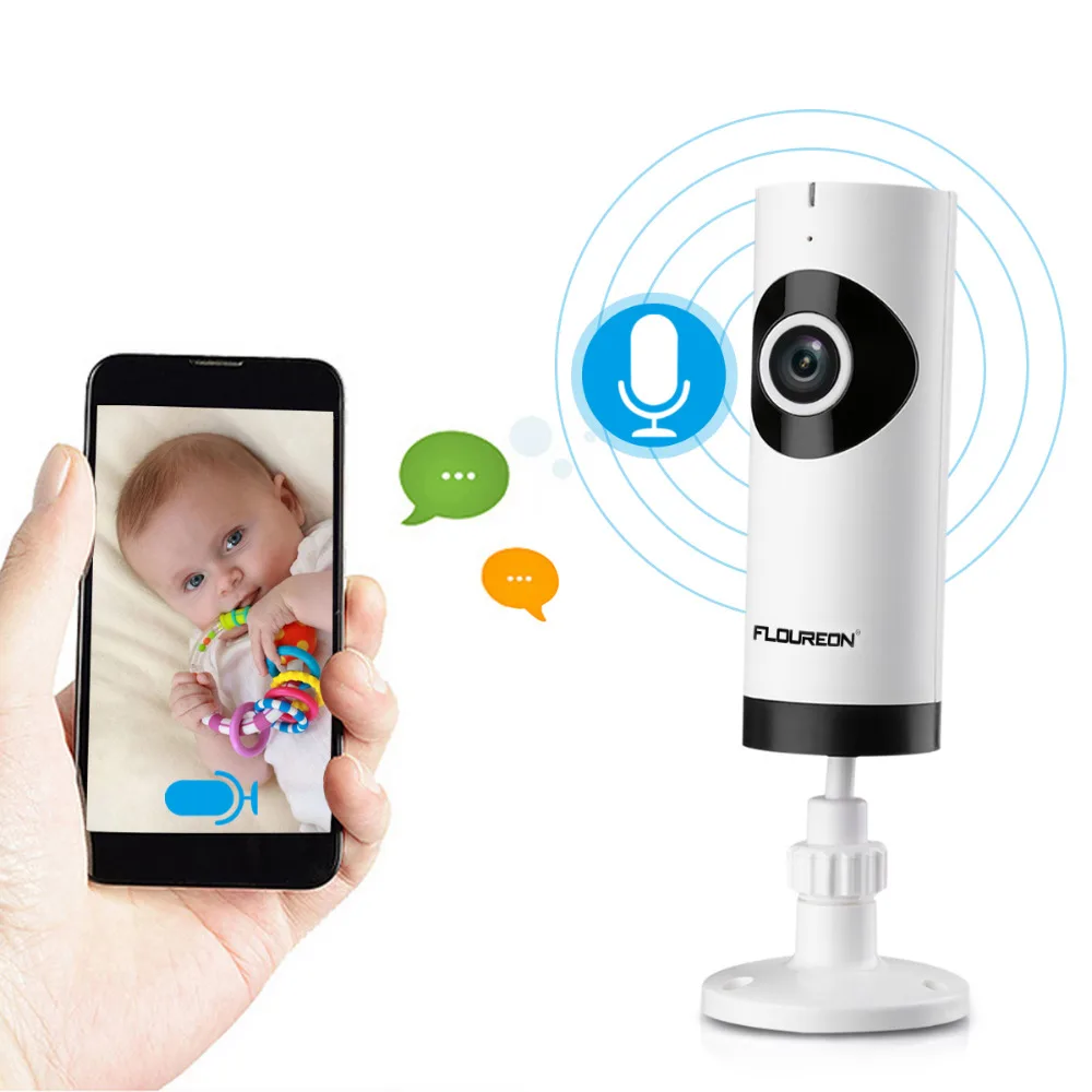 Floureon 720 P HD Беспроводная ip камера Wi Fi видеонаблюдения безопасности Двусторонняя