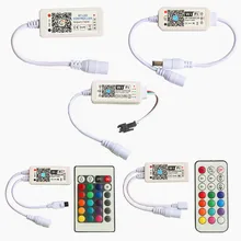 Bluetooth, Wi-Fi, светодиодный контроллер для 5V 12V 24V SMD 2835 3014 3528 5050 5630 WS2811 WS2812B SK6812 один Цвет RGB/RGBW Светодиодные ленты