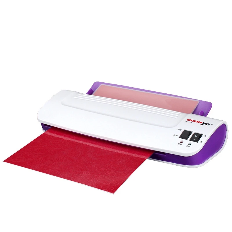 

Professional Office Hot And Cold Fast Warm-Up Roll Laminator Machine For A4 Paper Document Photo Us Plug