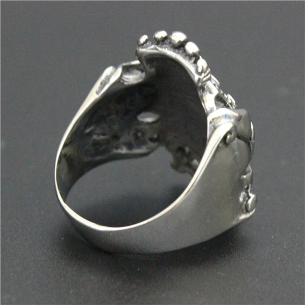 Модное кольцо с императорской короной крутой дизайн байкерское кольцо с черепом 316L кольцо из нержавеющей стали цена