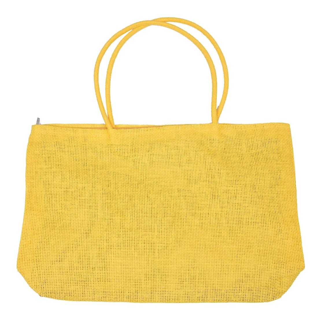 

NEW Fashion Ladies Woven Weave Straw Summer Tote Shoulder Bag Beach Shopping Handbag - Yellow
