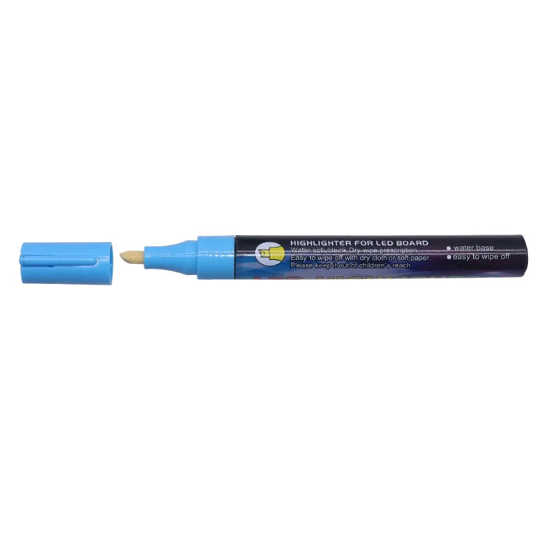 Záložka pero LED zvýrazňovač známek pero 135mm*4mm 8 barvivo volitelné zkosená nib paintbrush včelařství královna včela nástroje 1 ks