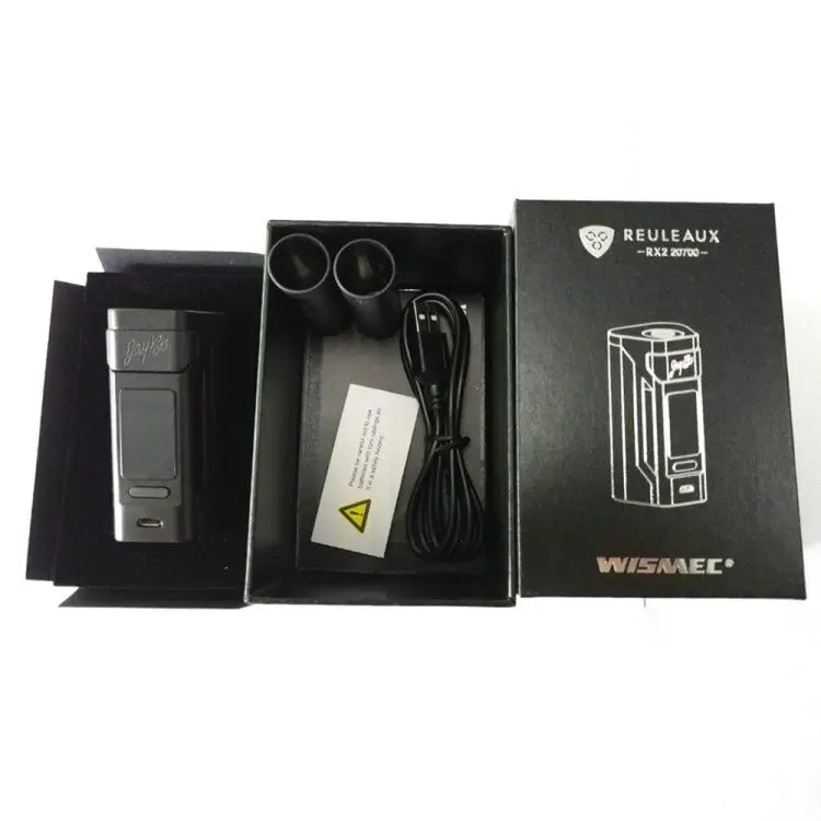 Оригинальный WISMEC рел RX2 20700 TC мод 200 Вт Выход 1 3 дюймов Большой экран коробка для Gnome