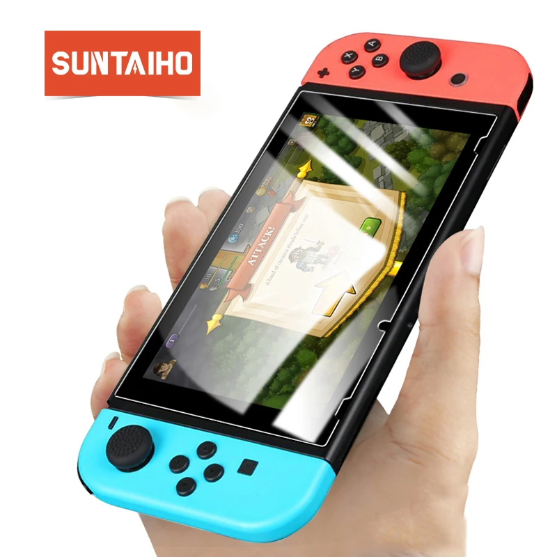 Suntaiho 9 H طبقة رقيقة واقية الزجاج المقسى ل Nintend التبديل واقي للشاشة غطاء لنينتندو التبديل NS ألياف الزجاج hd