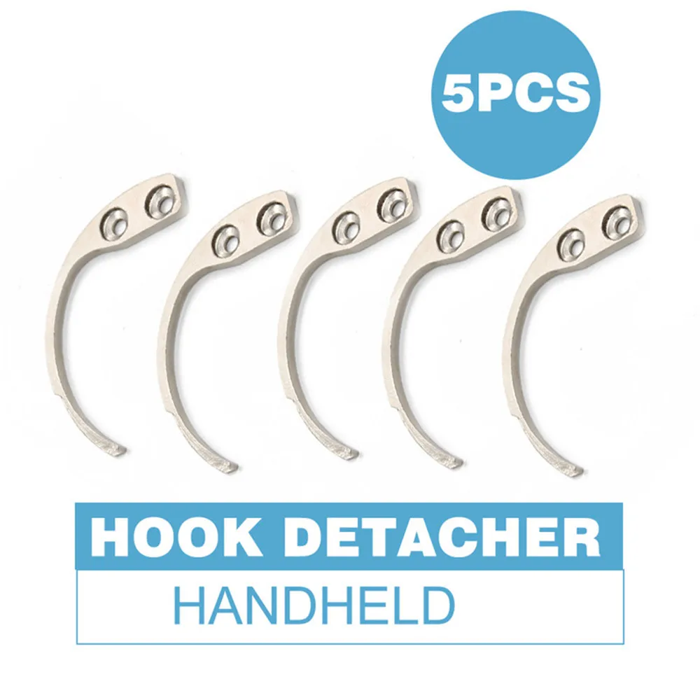 

5pcs Mini Lockpick Tool Detacher Security Tag Remover Supermarket Anti-Theft Tags Detacher Silver Convenience EAS Tag Detacher