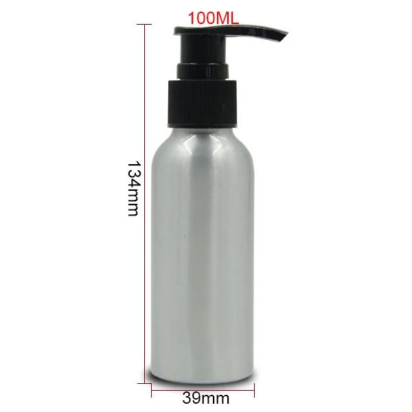 Buy 100ml Refillable Aluminum Pump Bottle Empty