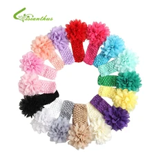 Г., 2 шт.,, Кружевная повязка на голову для девочки, детская шифоновая повязка на голову с цветами, детская плетеная повязка для волос, аксессуары для волос, подарок для ребенка