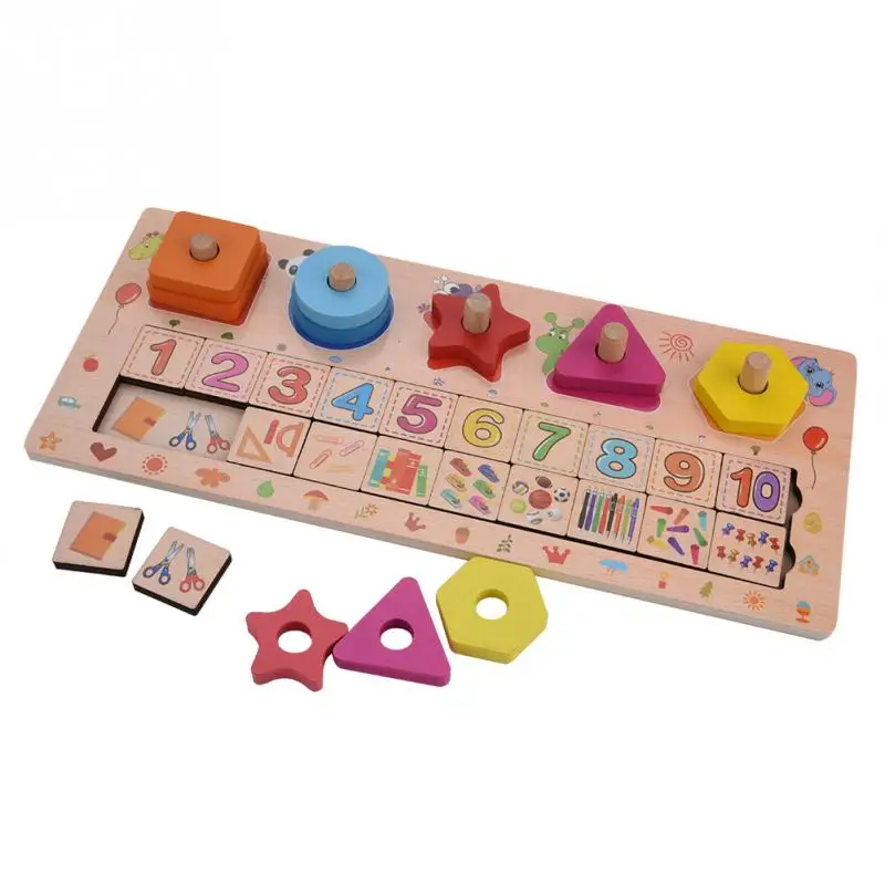 Baby Wooden Math Educational Toys Number Counting Sticks Toys