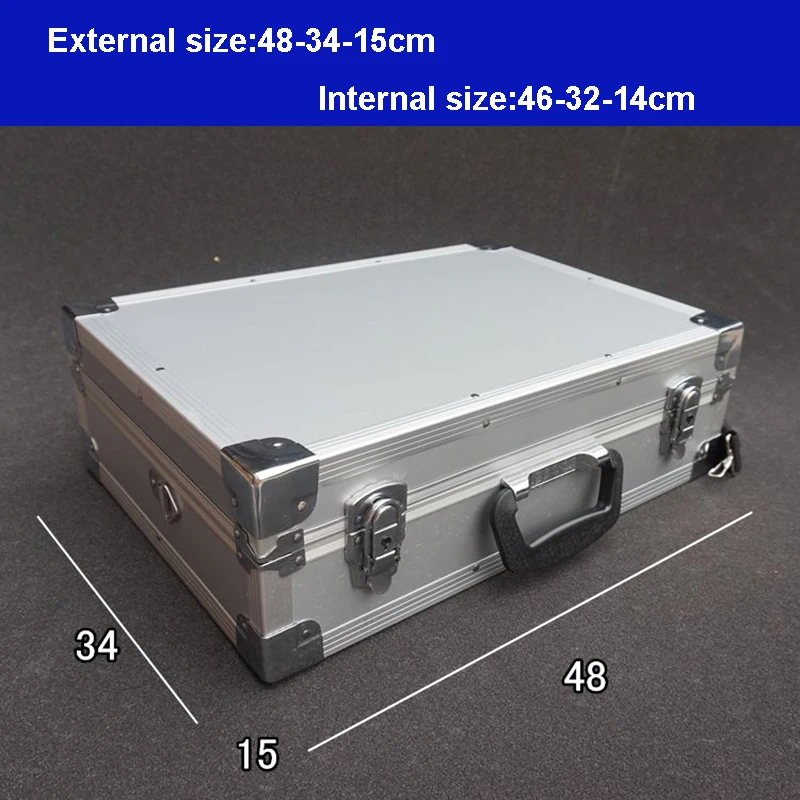 Алюминиевый Чехол для инструментов чемодан toolbox пароль поле файла коробка ударопрочный оборудование для обеспечения безопасности