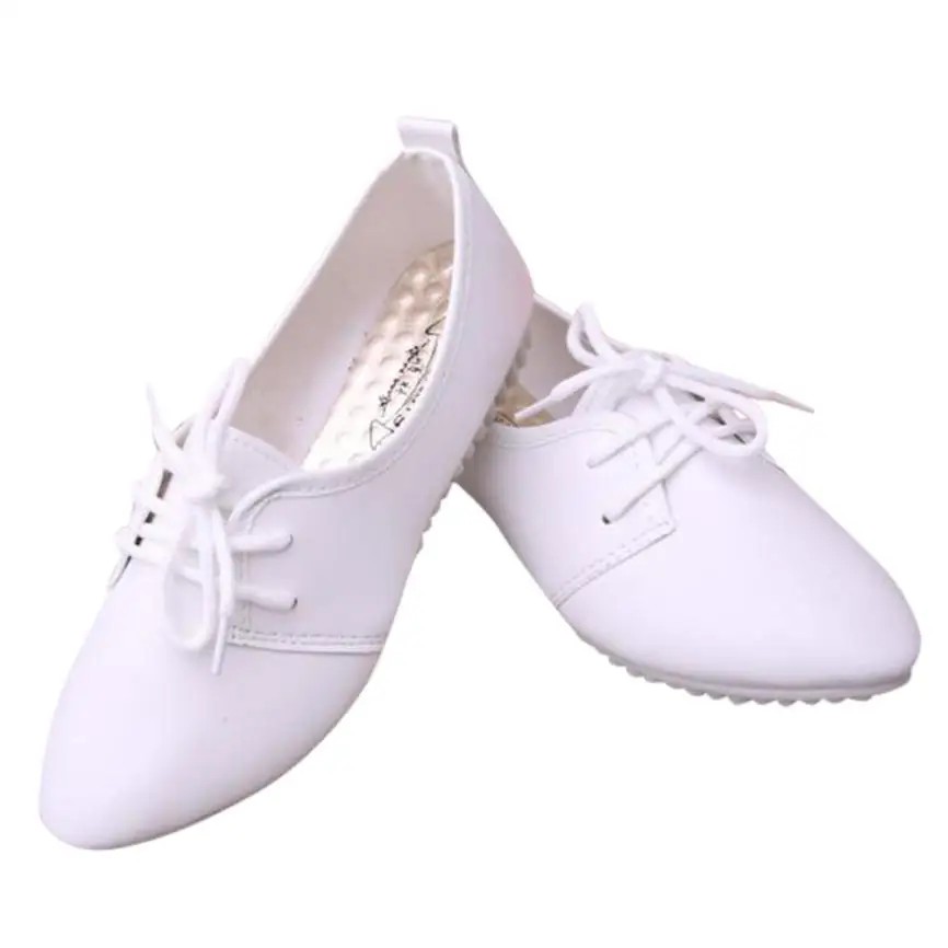 

2018 Women Shoes high quality women flats shpes slip on women flat Doudou shoes lace-up ladies shoes 3.26