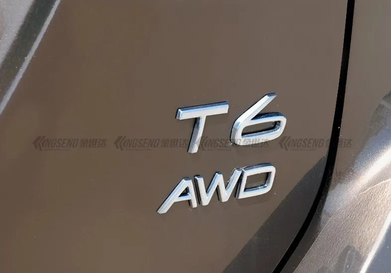 T5 T6 AWD полноприводный турбо наддува серебро хромированный металл и установка багажник эмблема/Бейдж/логотип 3D стикер для Volvo V60 S60