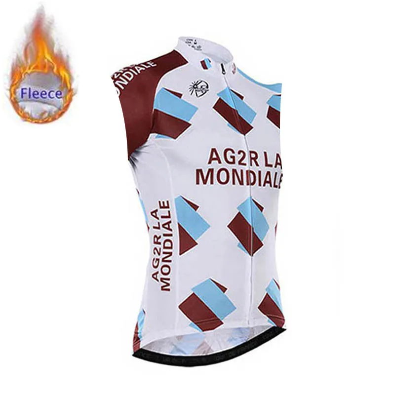 2019 AG2R мужские веломайки короткие дышащие велосипедные рубашки без рукавов