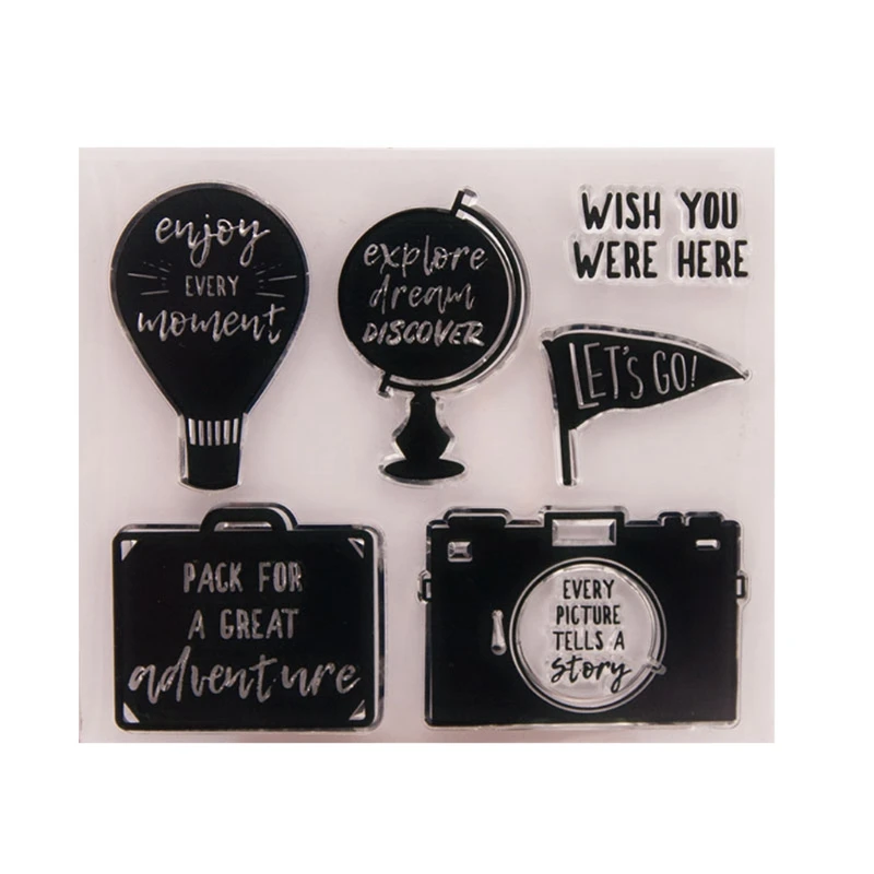 

You DIY Silicone Clear Stamp Cling Seal Scrapbook Embossing Album Decor New