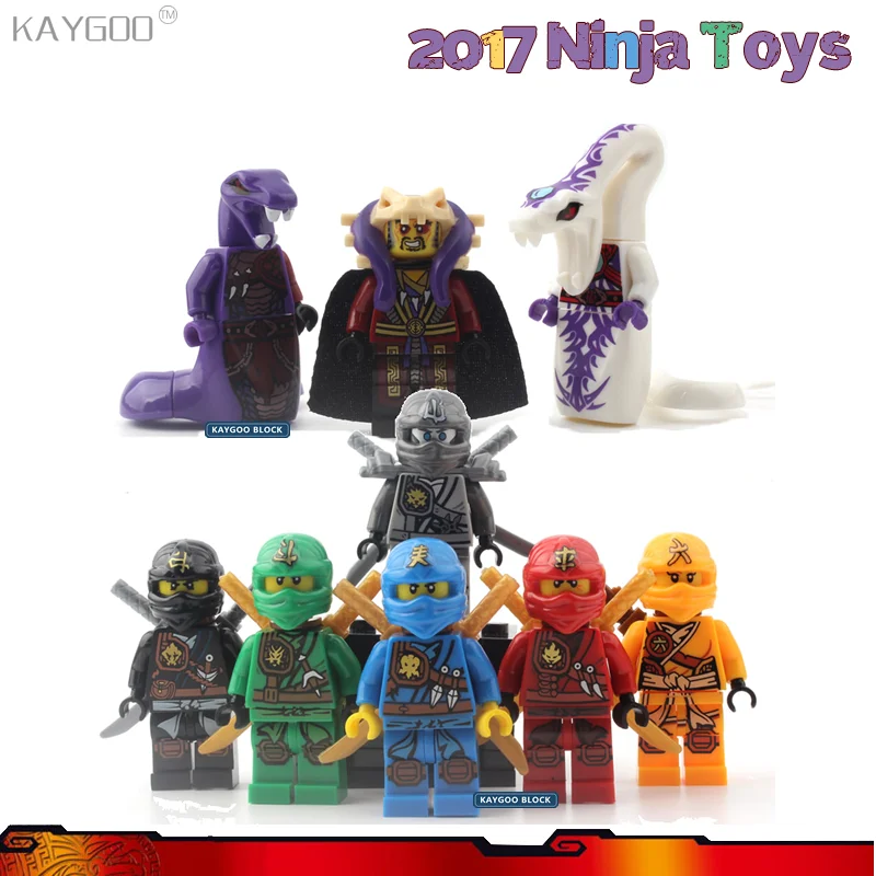 

Kaygoo Single Sale Fantom Ninja GO Blocks KAI JAY COLE ZANE Lloyd WU NYA GARMADON Morro Blocks Kids Toys Gifts
