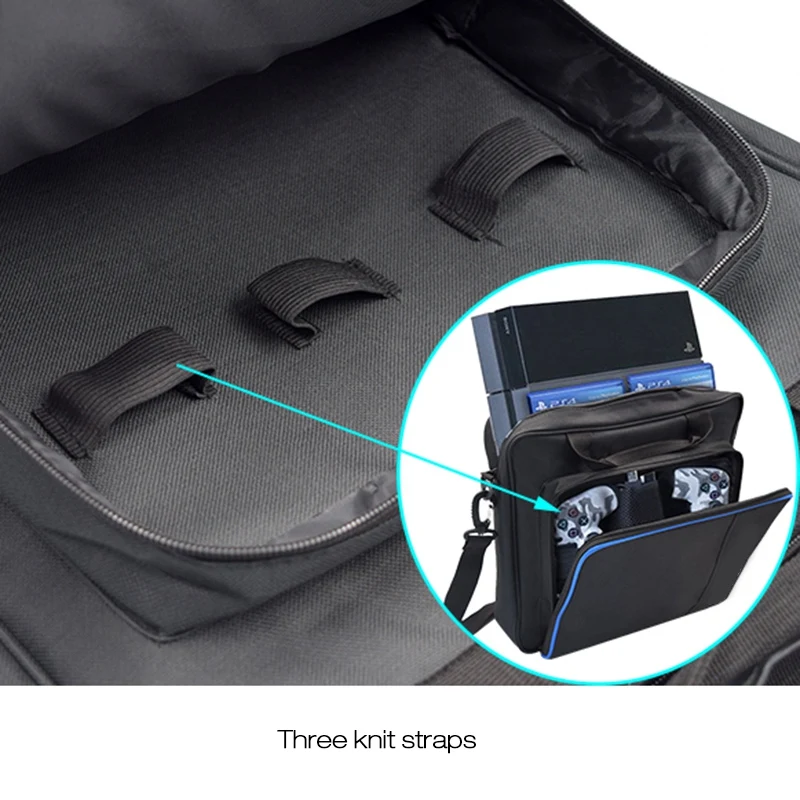 Для PS4/PS4 Pro тонкая игра Sytem сумка размер для Игровые приставки 4 консоли защиты сумка на плече сумочка сумка из ткани