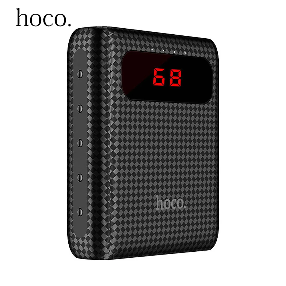 Внешний аккумулятор HOCO на 10000 мА · ч с двумя USB портами|dual usb powerbank|powerbank for iphoneusb