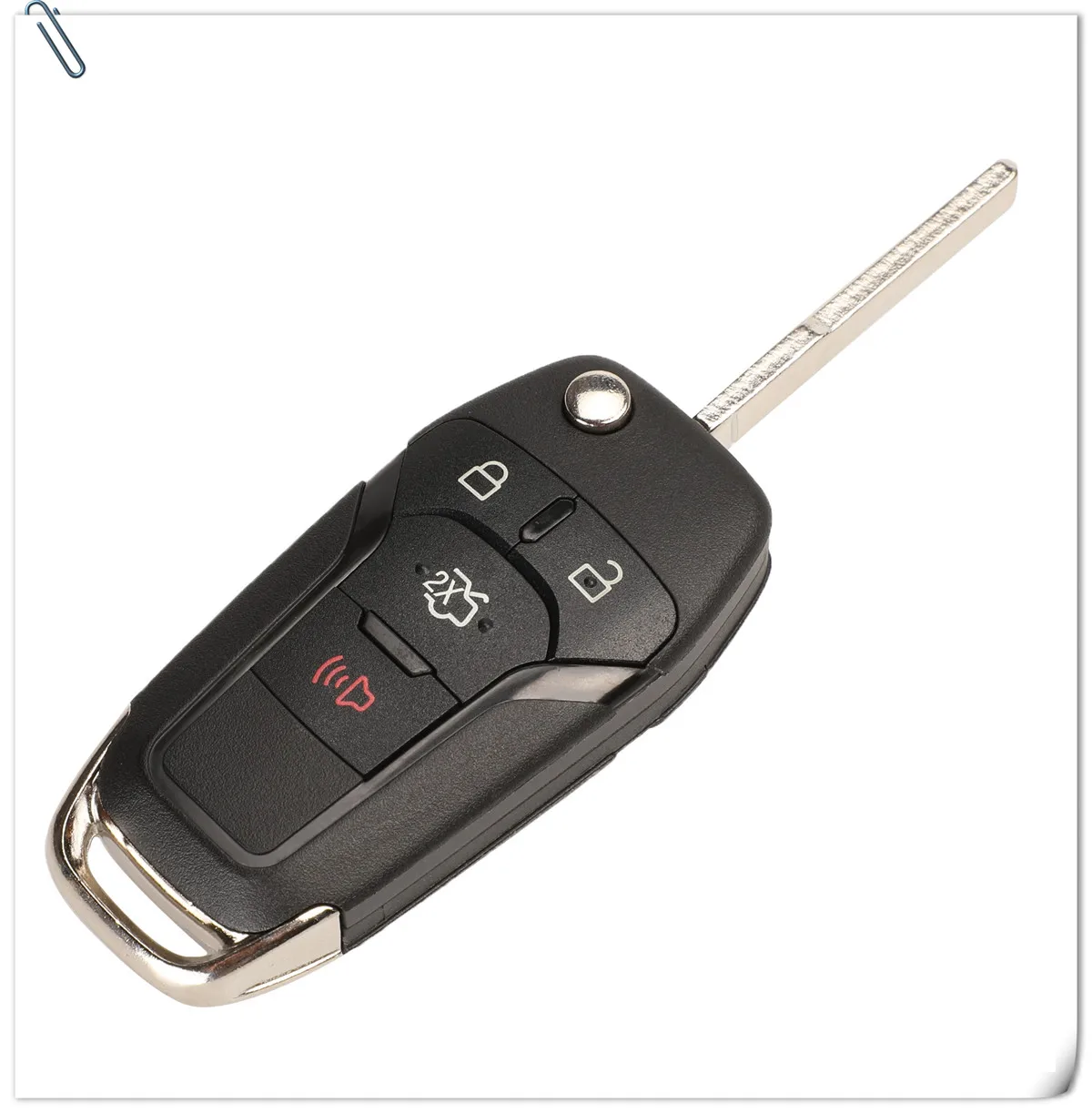 Jingyuqin замена Смарт-пульт дистанционного управления флип-ключ без ключа 4 кнопки 315 МГц для Ford Fusion 2013- FCC ID: N49-A08TAA