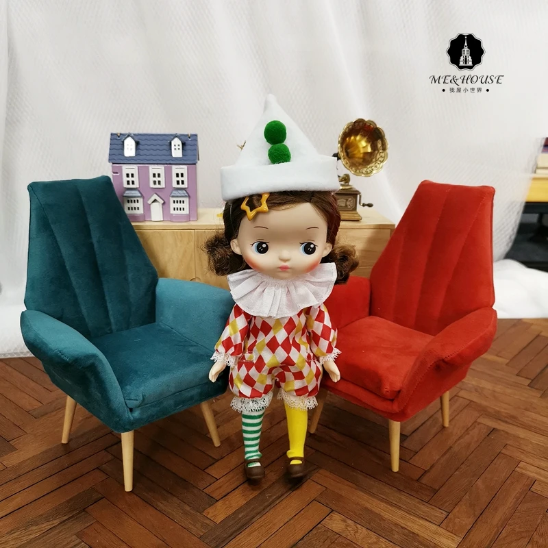 Кукольный домик Миниатюрный диван DIY мебель игрушки Мини ручной работы BJD куклы диван