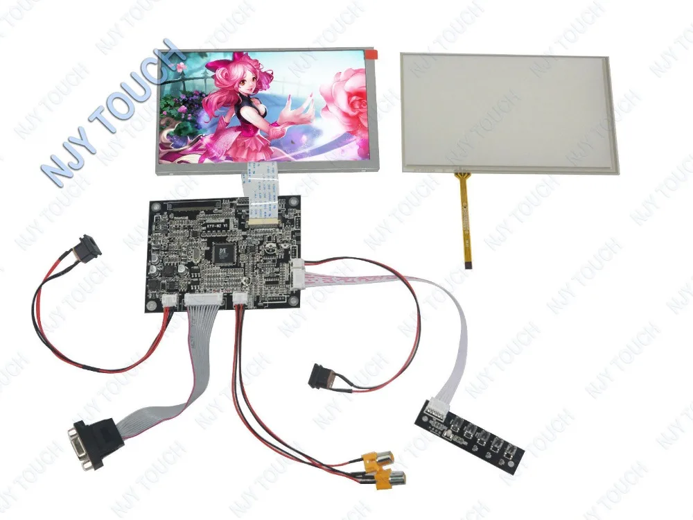 7-дюймовый ЖК-экран INNOLUX AT070TN83 800x480 + сенсорная панель VGA 2AV комплект платы