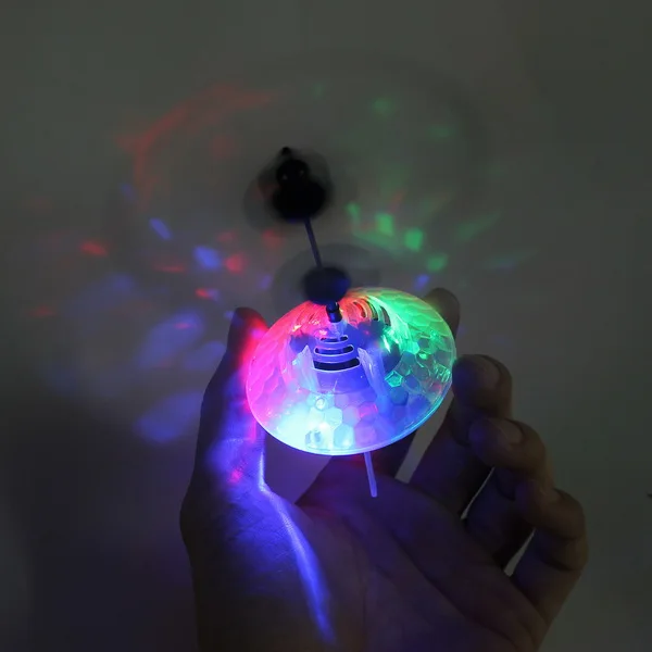 Hand Induction Flying LED Light UFO Toy with Remote Control for Kids