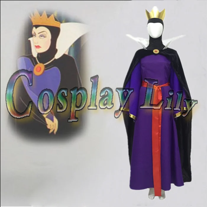 Snow White Evil Queen cosplay costume Dress adult dress stepmother Cosplay Costume...