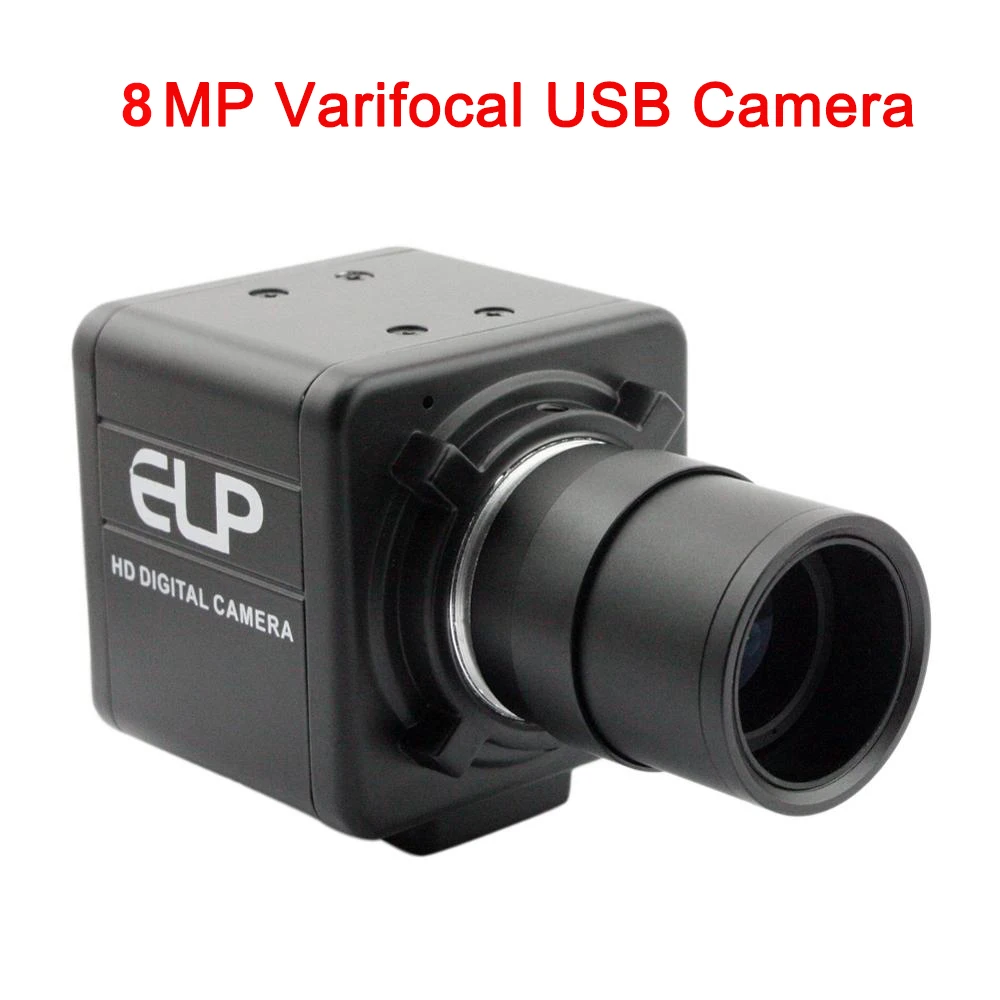 ELP 8 мегапиксельная SONY 1/3. 2 ''IMX179 камера 8mp CCTV варифокальный 2,8-12 мм объектив мини-камера для Windows, Android, Linux raspberry pi