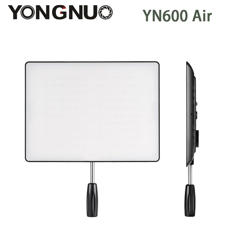 

YONGNUO YN600 Air Led Video Light Panel Color Temprature 3200K-5500K Bi-color Photography Studio Lighting for Filmaking