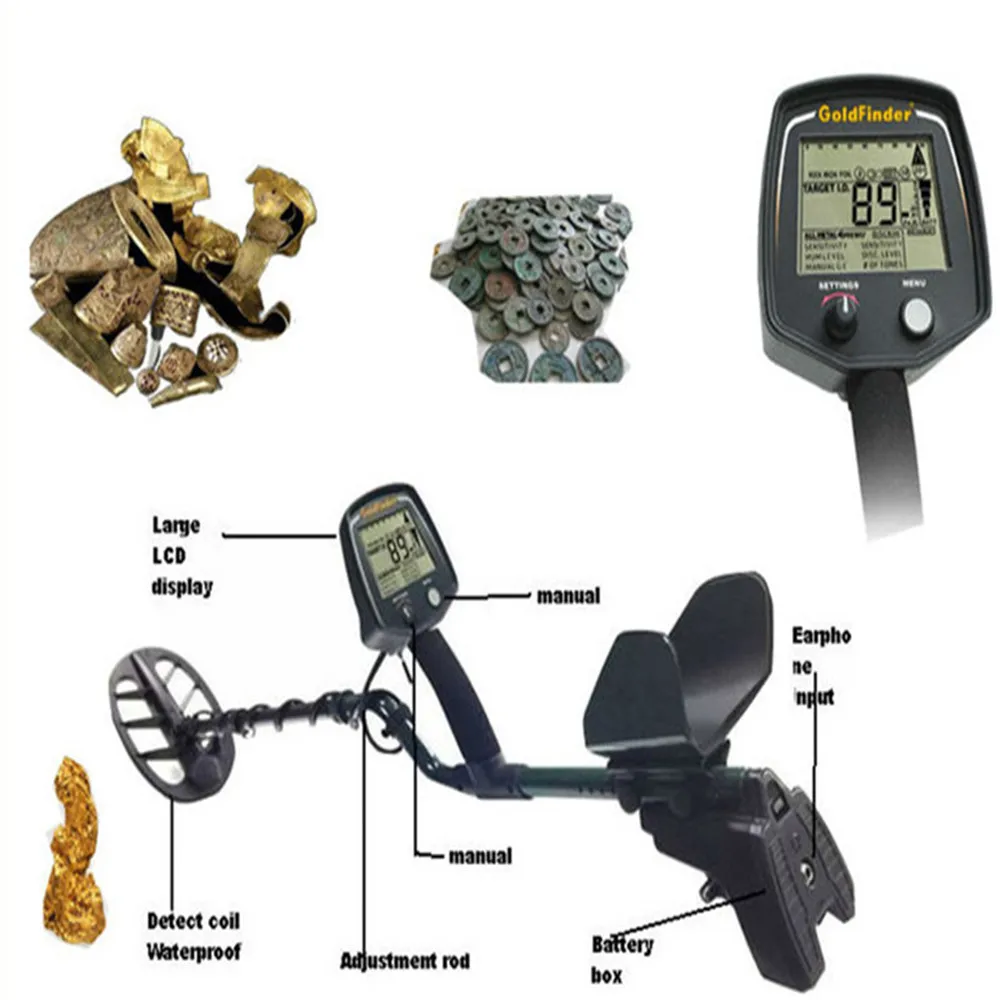 

GF2 Ground Metal Detector Gold Metal Detector Gold Digger GF2 Metal detector factory