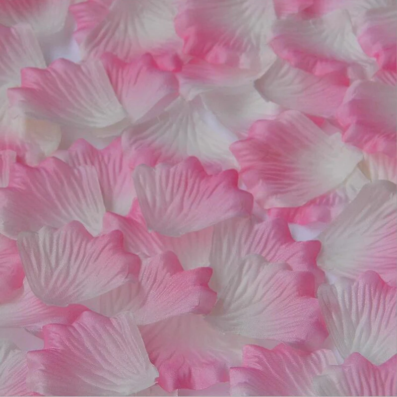 1000Pcs Bulk Rose Petals Artificial Fake Silk Rose Petals Can Be Reused Petals 38 Colors Wedding Decoration Supplies Hot