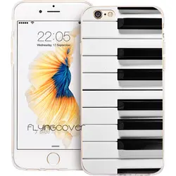 Fundas фортепиано клавиатура Ясно Мягкие силиконовые чехлы для телефона для iPhone XS Max XR X 7 8 6 6 S плюс 5S 5 SE 5C 4S 4 iPod Touch 6 5 Cover