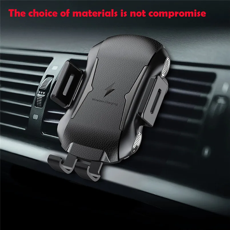 QI Wireless Car Fast Charger iPhone Mount Holder For Samsung S9 S8 Plus S7 Edge XS 8 2-IN-1 Fast Wireless Car Charger 30AP1216
