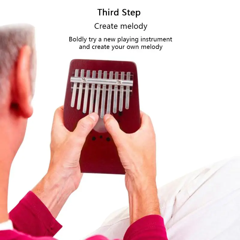 

Thumb Piano Portable Beginner Instrument Kalimba 10-note Finger Piano Thumb Piano 10-tone Kalinpaqin