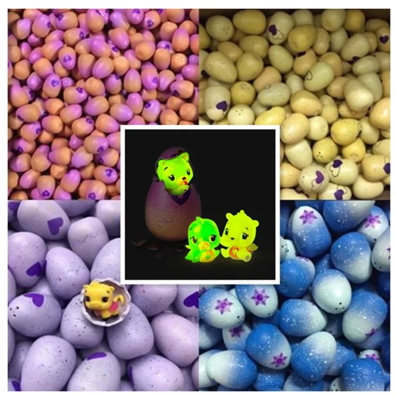 Billige Magie Cartoon Mini Luke Freunde Überraschung Hatchi Ei Hatchable Ei Saison 2 3 4 Bonus Puppe Spielzeug Tier Dinosaurier Ei geschenk Für Kinder