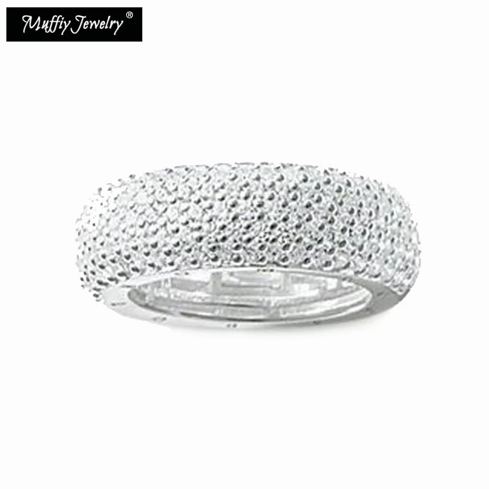 

Eternity Ring White Pave Zirconia 925 Sterling Silver Gift For Men Women Gift Thomas style Love ETERNITY Ring TS Jewelry