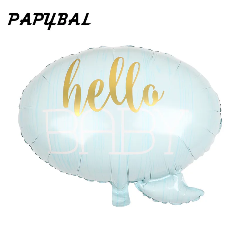 Большие размеры 90x60 см розовое золото Детские воздушные шары Hello Love для свадьбы