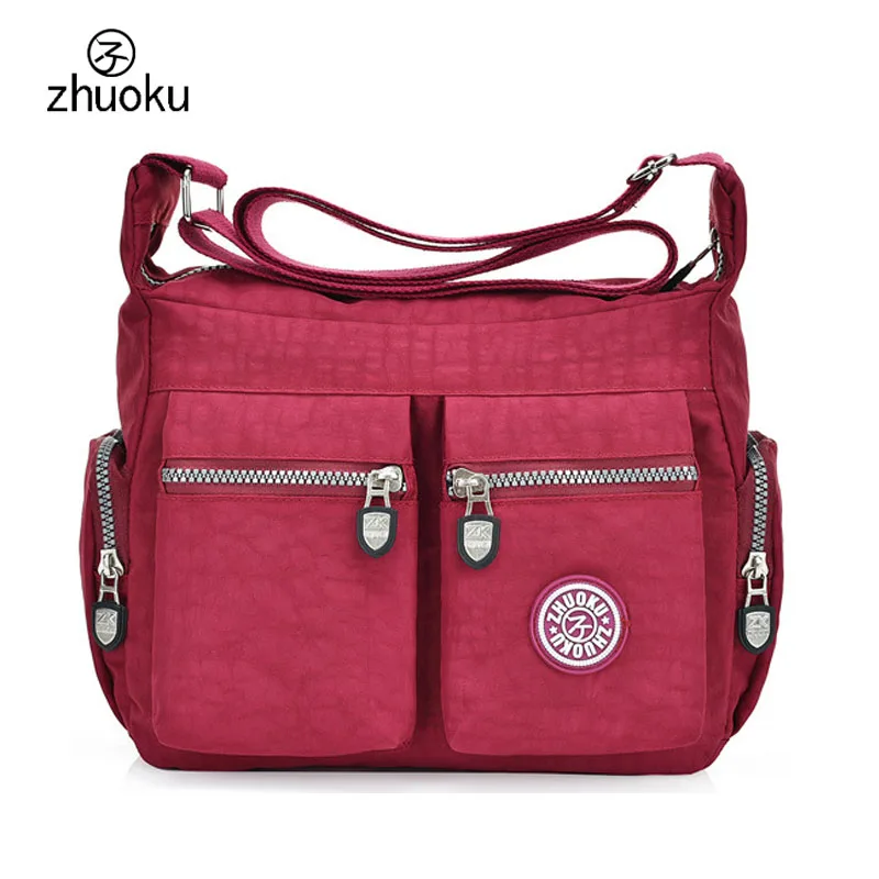 للماء النايلون المرأة حقيبة ساع عارضة مخلب Carteira خمر الأفاق السيدات حقيبة الإناث Crossbody حقائب حقائب كتف