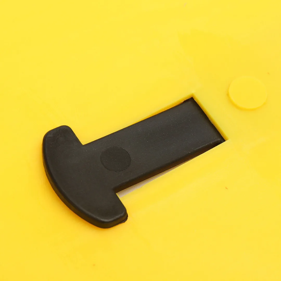 DWZ 2Pcs/Pair Yellow Plastic Garden Yard Leaf Scoops Grass Hand Handy Rakes