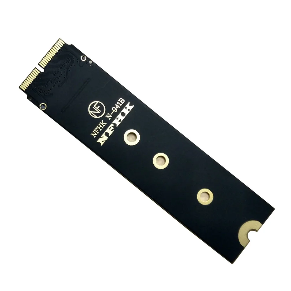 M.2 SSD Adapter Card NVMe PCIe M.2 NGFF to SSD for Macbook Air Pro 2013 2014 2015 A1465 A1398 2280 PCIE x4 for Apple Laptop