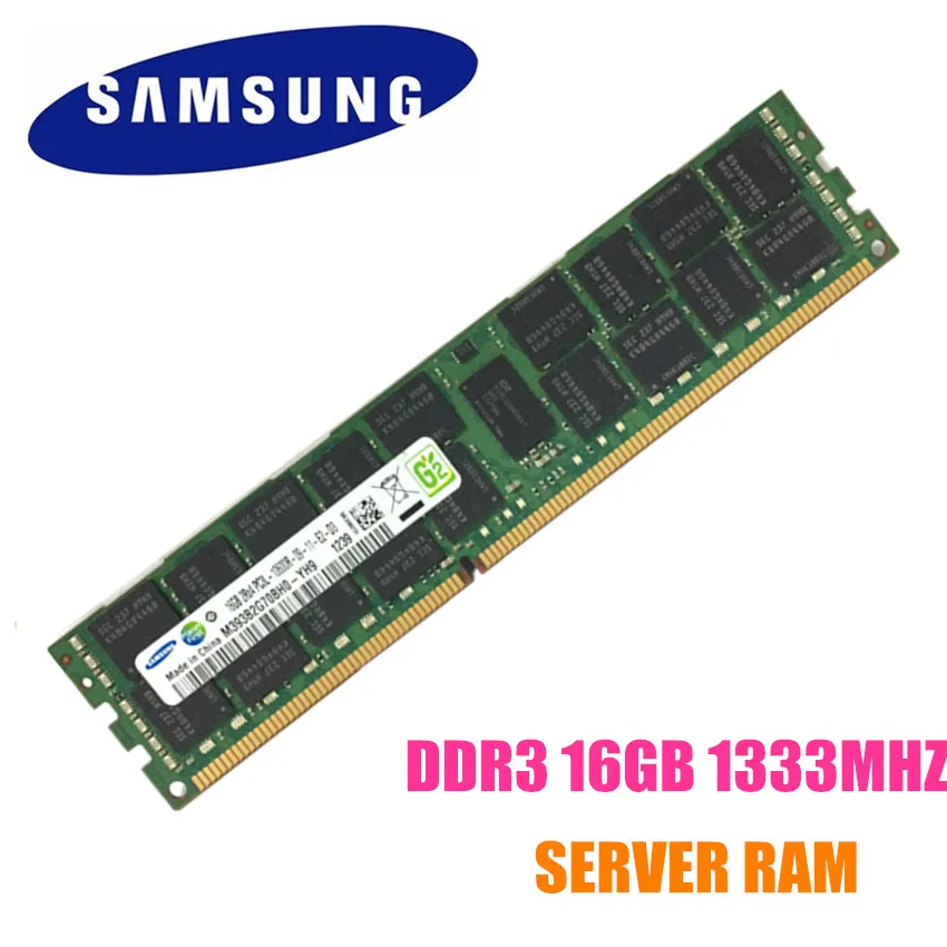 SAMSUNG 4 ГБ 8 оперативной памяти 16 Гб встроенной 4G 8G 16G DDR3 PC3 PC3L 10600R 12800R 14900R ECC REG 1600 МГц